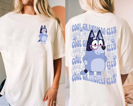 Cool Bluey Grandma Club| | Birthday Gift| Bluey Grandma Shirt