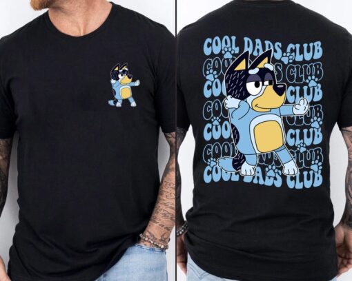 Bandit Cool Dad Clubs Shirt | Bluey Father's Day Shirt