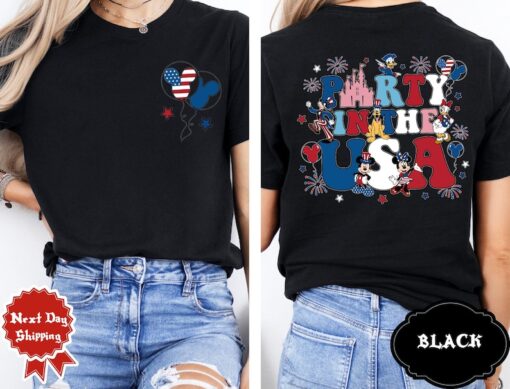 Disney 4th of July shirt, Disney Party, Disney Patriotic Shirt