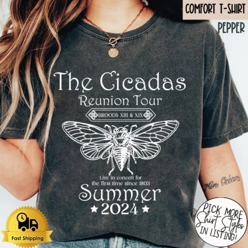 Cicada Shirt 2024 Cicada Emergence Unisex Jersey Short Sleeve Tee