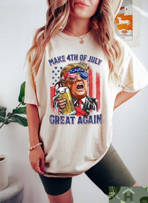 Make 4th Of July Great Again, Women 4th of July Shirt