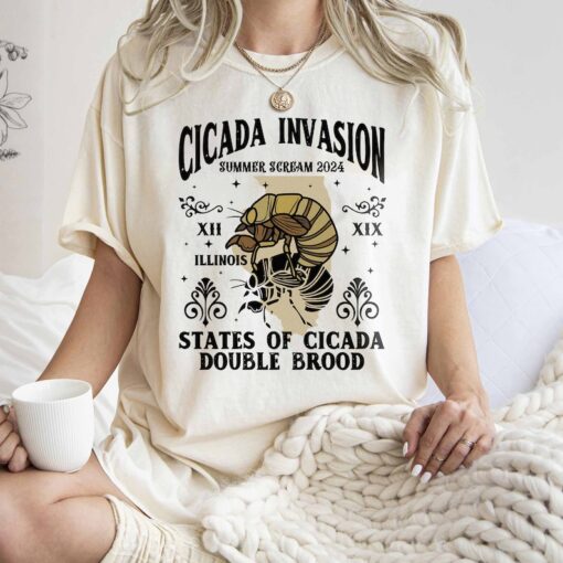 The Cicada Invasion 2024 Shirt, U.S Summer Scream 2024 Shirt