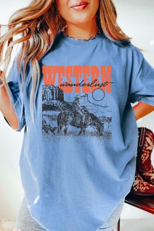 Western Graphic Tee, Cowgirl T-shirt, Cute Cowgirl TShirt