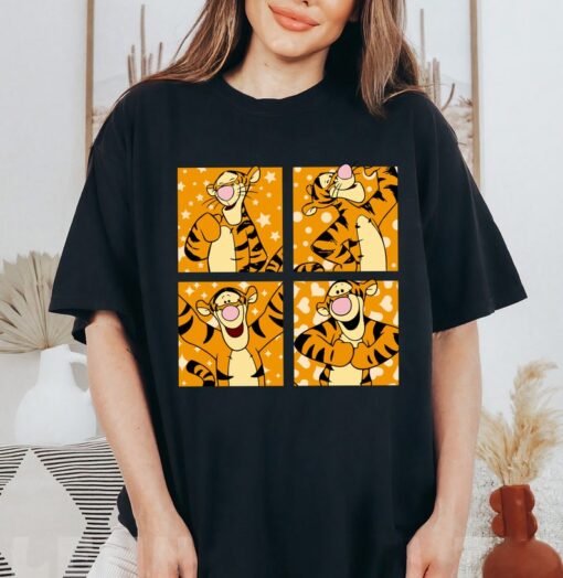 Cute Tigger Portrait Shirt, Disney Winnie The Pooh Tigger T-Shirt