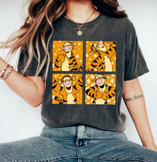 Cute Tigger Portrait Shirt, Disney Winnie The Pooh Tigger T-Shirt