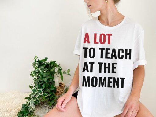 Trendy Teacher Shirt Swift Concert New Teach Back to School Funny Cute