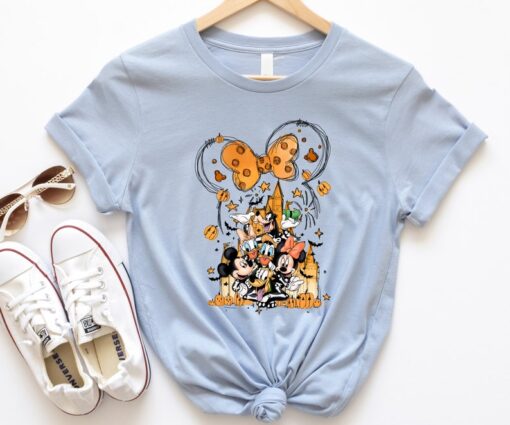 Mickey and Friends Watercolor Castle Shirt, Disney Fall Shirt