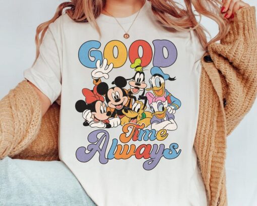 Disney Mickey And Friends Good Times Always Vintage T-shirt