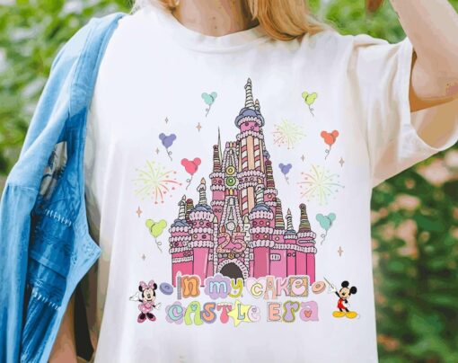 Vintage In My Cake Castle Mickey Eras Shirt