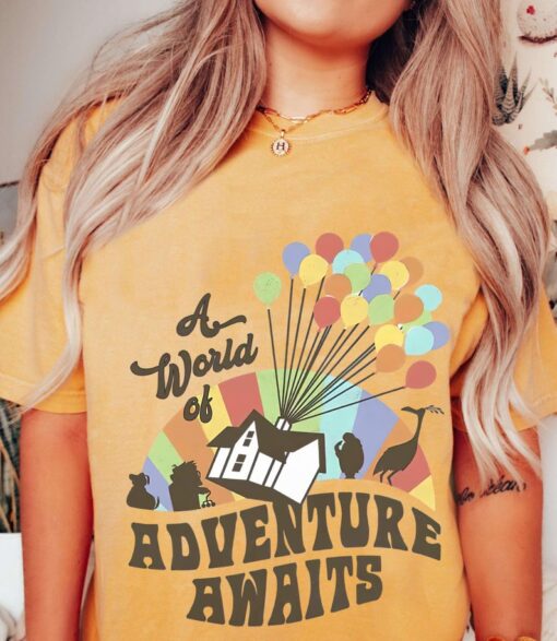 Disney Up A World Of Adventure Awaits Shirt, Magic Kingdom T-shirt