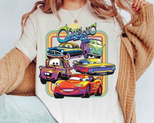 Disney PIXAR Cars Squad Radiator Springs Classic MC Queen Mater T-Shir