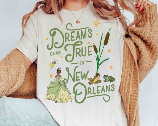 Retro Tiana Dream Come True in New Orleans T-shirt