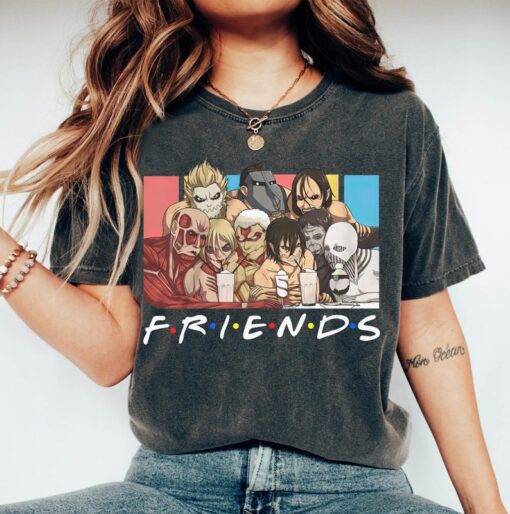 Friends Tv Show Shirt, Attack On Titan T-shirt