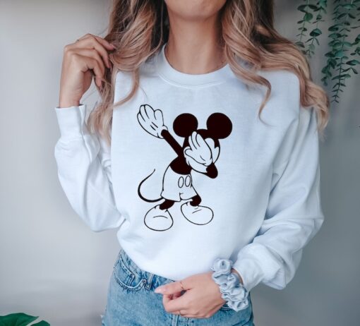 Disney Mickey Dabbing Shirt, Funny Disney T-Shirt, Family Matching Tee