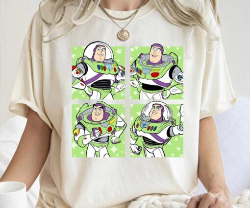 Cute Buzz Lightyear Portrait Shirt, Disney Toy Story Retro T-Shirt