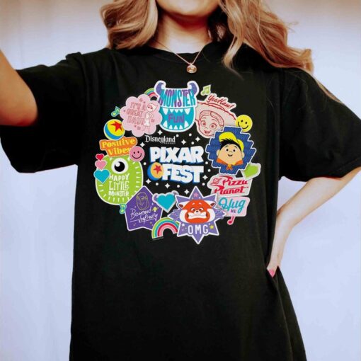 Disney Pixar Fest Characters T-shirt, Inside Out, Monster Inc