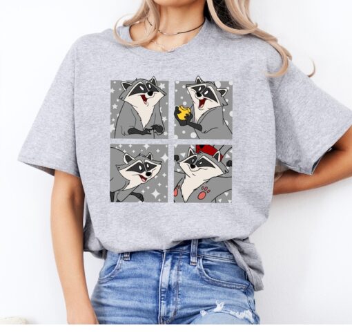 Disney Pocahontas Cute Meeko Portrait Boxes Shirt, Disney Meeko Shirt