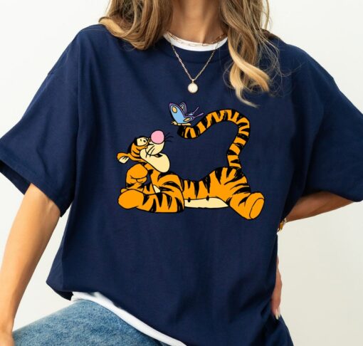 Disney Tigger with Butterfly Shirt, Winnie The Pooh Shirt