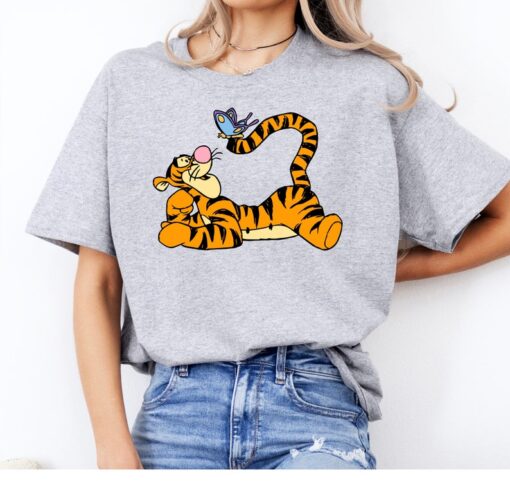 Disney Tigger with Butterfly Shirt, Winnie The Pooh Shirt