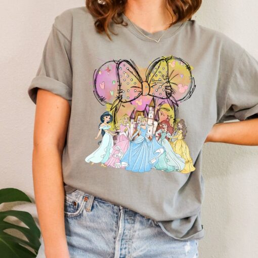 Comfort Colors Disney Princess Castle T-Shirt, Disney Vacation Shirt