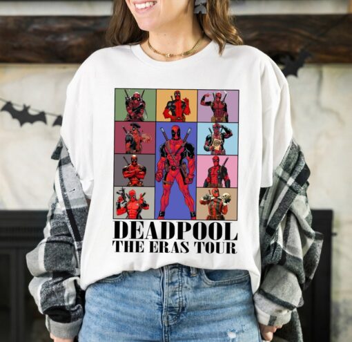 Marvel Deadpool Eras Tour Shirt, Deadpool 3 Logo Come Together Shirt