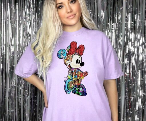 Comfort Colors® T-Shirt, Mickey Mouse with Classic Movie Scenes