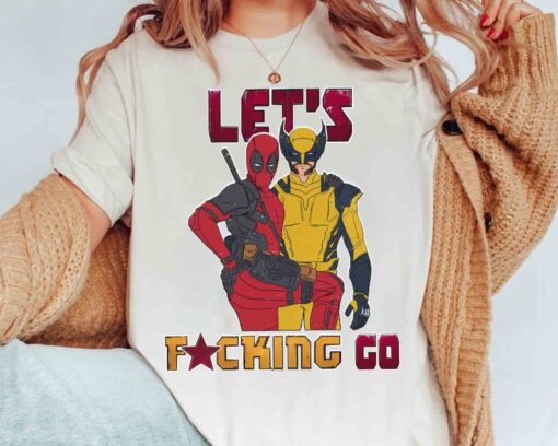 Vintage Marvel X-Men Deadpool and Wolverine Lfg 2024 T-shirt