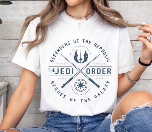 Star Wars The Clone Wars Jedi Order Emblem Graphic Shirt