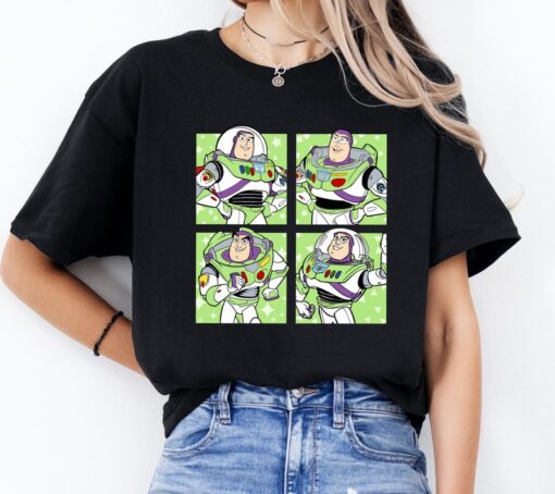 Cute Buzz Lightyear Portrait Shirt, Disney Toy Story Retro T-Shirt