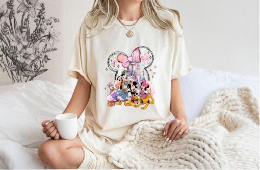 Watercolor Castle Shirt, Magic Kingdom Shirt, Disney Family Shirts