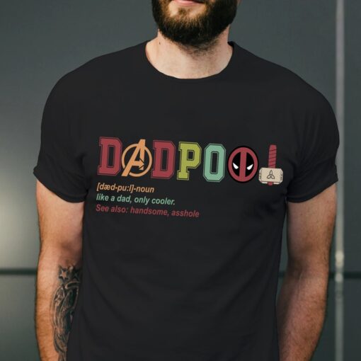 Super Hero Dadpool T-Shirt, Dad Definition Shirt, Father's Day Shirt