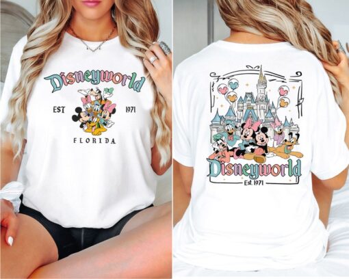 Disneyworld Florida Shirt, Mickey and Friends EST 1971 Shirt