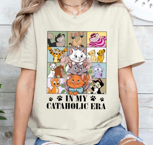 Disney In my Cataholic Era Shirt, Disney Cats Shirt