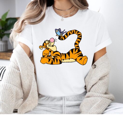 Disney Tigger with Butterfly Shirt, Winnie The Pooh Shirt