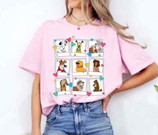 Disney Dogs Mickey Balloon Shirt, Dog Lovers T-Shirt, Dug, Pluto, Nana