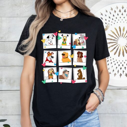 Disney Dogs Mickey Balloon Shirt, Dog Lovers T-Shirt, Dug, Pluto, Nana