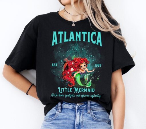 Vintage 90s Disney Little Mermaid Shirt