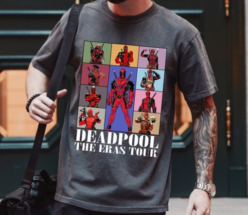 Marvel Deadpool Eras Tour Shirt, Deadpool 3 Logo Come Together Shirt