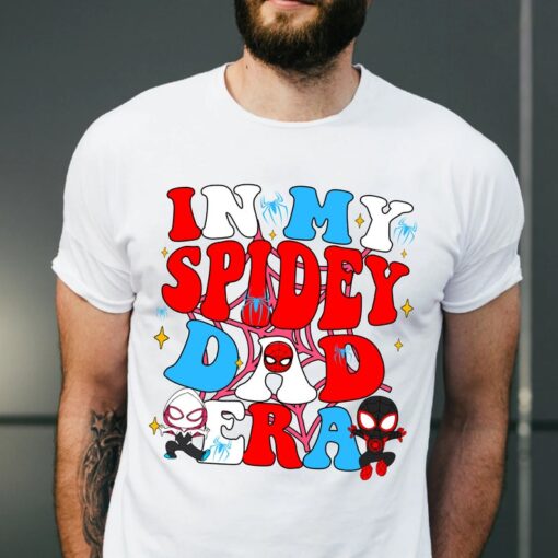 In My Spider Dad Era Shirt, Superhero Dad Era Shirt