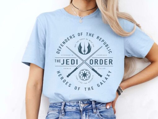 Star Wars The Clone Wars Jedi Order Emblem Graphic Shirt