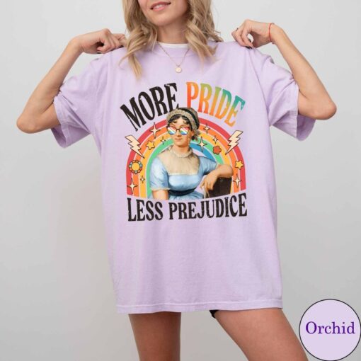 More Pride Less Prejudice Comfort Colors Shirt,Jane Austen Shirt