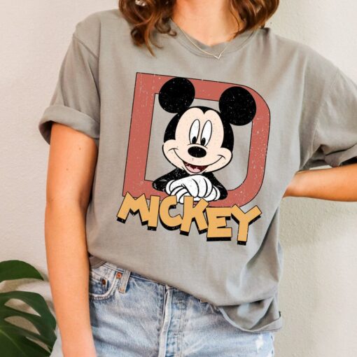 Retro Mickey Mouse Shirt, Vintage Mickey Shirt, Classic Mickey Tee