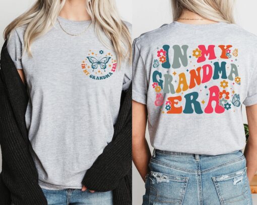 In My Grandma Era T-Shirt, Wild Flowers Grandma Shirt