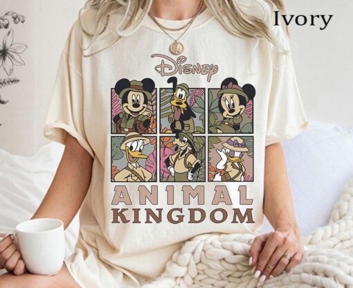 Disney Mickey Safari Comfort Colors Shirt, Disney Animal Kingdom Shirt