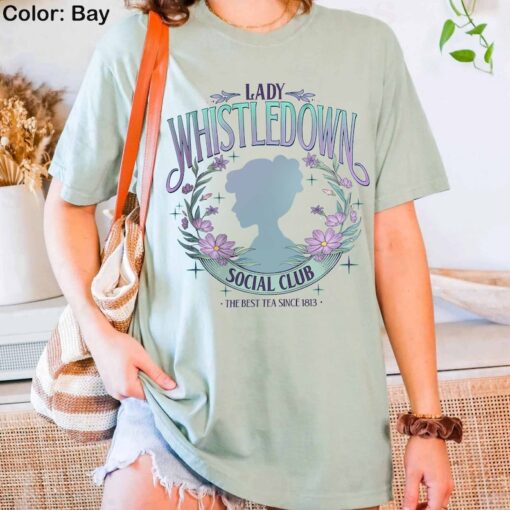 Lady Whistledown's Tea House Comfort Colors Shirt, Lady Whistledown's