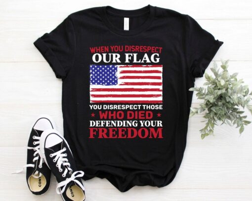 Died Defending Your Freedom USA Veteran T-Shirt, Gifts For Veterans