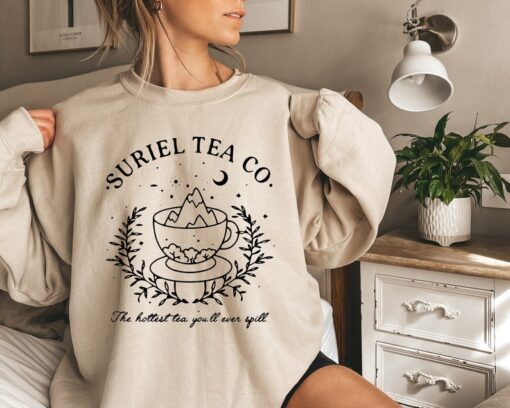 Suriel Tea Co Tshirt, Acotar Sweater, Bookish Sweat