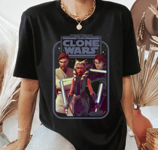 Star Wars The Clone Wars Heroes Group Shot T-Shirt