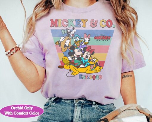 Disney Mickey & CO Est.1928 Mickey And Friends Retro Shirt