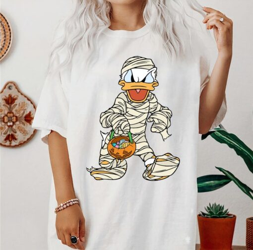 Disney Donald Duck Mummy Halloween T-Shirt